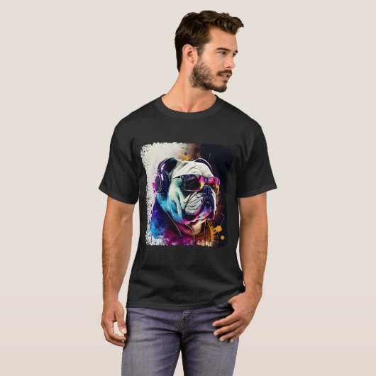 DJ Bulldog T-shirt (Voorkant volledig)