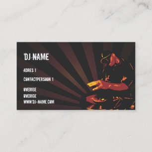 Dj Business card Visitekaartje