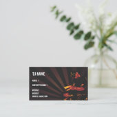 Dj Business card Visitekaartje (Staand voorkant)