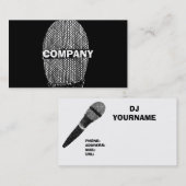 DJ BUSINESS CARD VISITEKAARTJE (Voorkant / Achterkant)