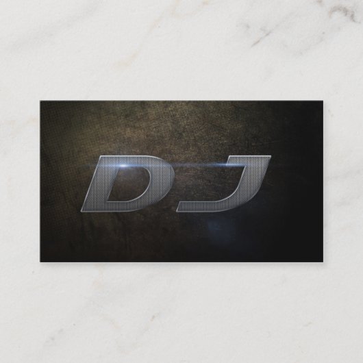 Dj Business card Visitekaartje (Voorkant)