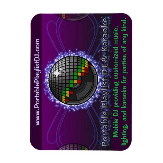 DJ Business Magnet Magneet (Verticaal)