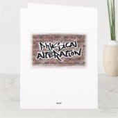 DJ carte d'anniversaire (Dos)