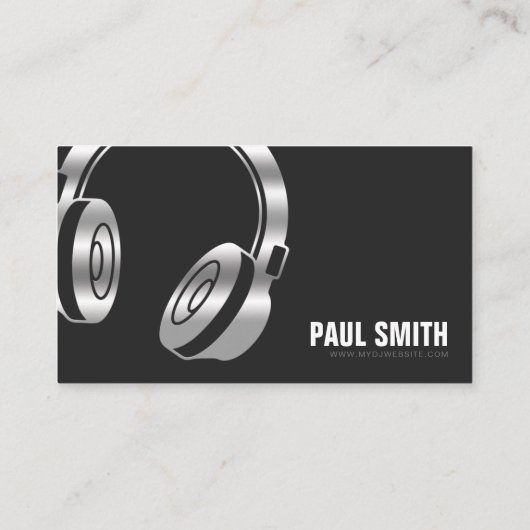 DJ Carte de visite, DJ Event Service, Animation (Dos)