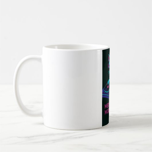 DJ Cat Café Mug (Gauche)