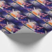 DJ Cat Platenspeler Mixer Cadeaupapier (Hoek)