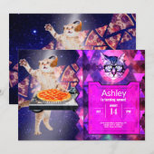 DJ Cat Platenspeler Mixer Kaart (Voorkant / Achterkant)