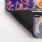 DJ Cat Platenspeler Mixer Muismat (Hoek)