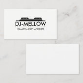 DJ CD Platenspeler Visitekaartje (Voorkant / Achterkant)