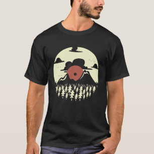 Dj Club Natural Music Disco Record voor mannen T-shirt