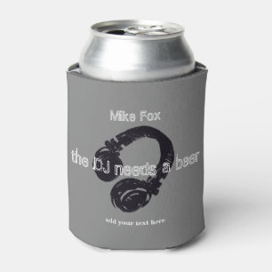 DJ Custom koelbox met een hoofdtelefoon Blikjeskoeler