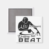 DJ custom magneet (Voorkant / Achterkant)