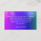 DJ Custom Visitekaartje (Achterkant)