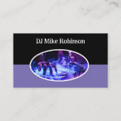 DJ de musique cool Cartes de visite (Devant)