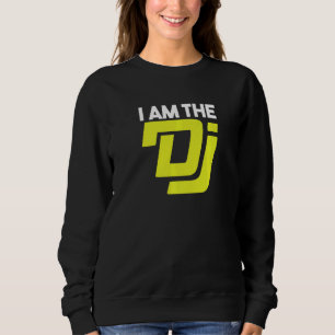 Dj Deejay Party Music Club Headphones Platenspeler Trui
