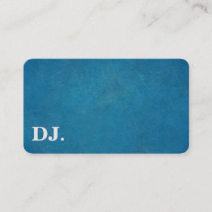DJ Deejay Professional Bold Text Cool Modern Visitekaartje