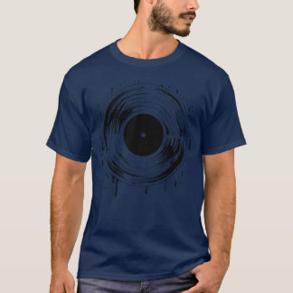 DJ Disk Drawing T-shirt