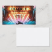 DJ Disk Jockey Electronic Visitekaartje (Voorkant / Achterkant)