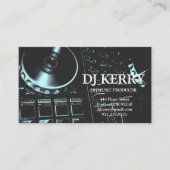DJ Disk Jockey Electronic Visitekaartje (Voorkant)