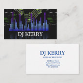 DJ Disk Jockey Electronic Visitekaartje (Voorkant / Achterkant)