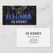 DJ Disk Jockey Electronic Visitekaartje (Voorkant / Achterkant)