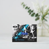 DJ Disque carte de visite DJ Dance Dance Music Par (Debout devant)