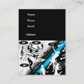 DJ Disque carte de visite DJ Dance Dance Music Par (Dos)