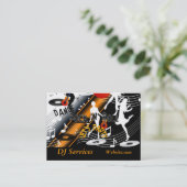 DJ Disque carte de visite DJ Dance Dance Music Par (Debout devant)