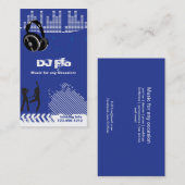 DJ - Djay muziekcoördinator Visitekaartje (Voorkant / Achterkant)