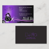 DJ - Djay muziekcoördinator Visitekaartje (Voorkant / Achterkant)