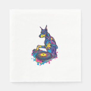DJ Doberman - Club Vibe Party Dog Servet