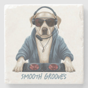 DJ Doggo Stenen Onderzetter