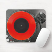 Dj draaitafel Mousepad Muismat (Met muis)