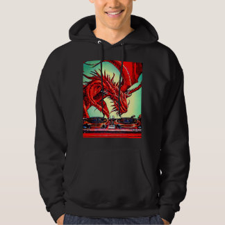 DJ Dragon Platenspelers Hoodie