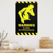 DJ En Cours - DJ Poster Tourne-disque Deck (Cuisine)