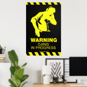 DJ En Cours - DJ Poster Tourne-disque Deck (Bureau à domicile)