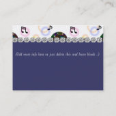 DJ Entertainment Visitekaartje (Achterkant)