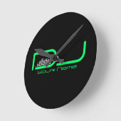 DJ Equalizer Wall Clock Ronde Klok (Hoek)