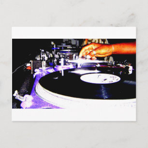DJ Equipment Briefkaart