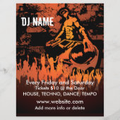 DJ Fiery Concert Music Flyer (Achterkant)