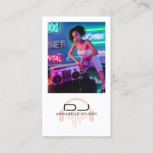 DJ Foto Modern Music  Visitekaartje