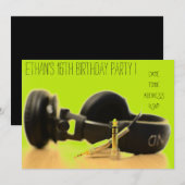 DJ funky coole tienerjongens verjaardagsfeestje Kaart (Voorkant / Achterkant)