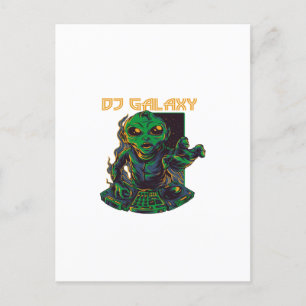 DJ GALAXY BRIEFKAART