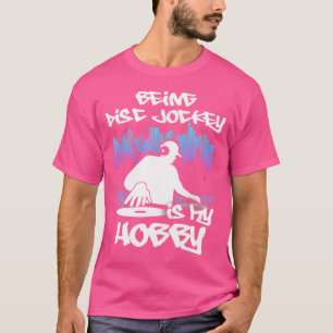 Dj geschenken voor disc jockey electro club beats t-shirt