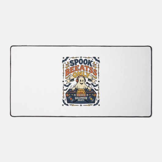 DJ Ghost Spooky Beats Gravure Vintage Halloween (Recto)