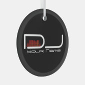 DJ GLAS ORNAMENT (Voorkant Rechts)