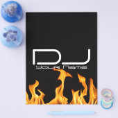 DJ "HEAT"-brochure Flyer (Enkel)