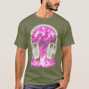 DJ Hoofdtelefoon Atomic Bomb - Cool Disc Jockey ED T-shirt