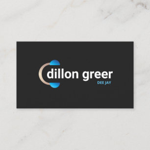 DJ Hoofdtelefoon Muziek Visitekaartje