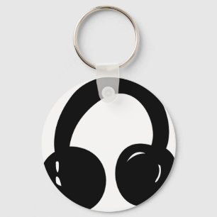 dj-hoofdtelefoon sleutelhanger